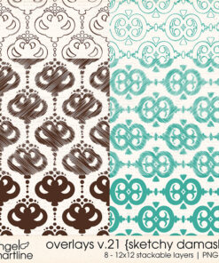 Alternative view of Overlays v. 21 [Sketchy Damask 2]